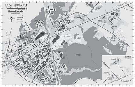 Full Campus Map - black and white